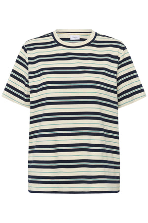 MherSZ T-Shirt Navy Multi Stripe - 30514835