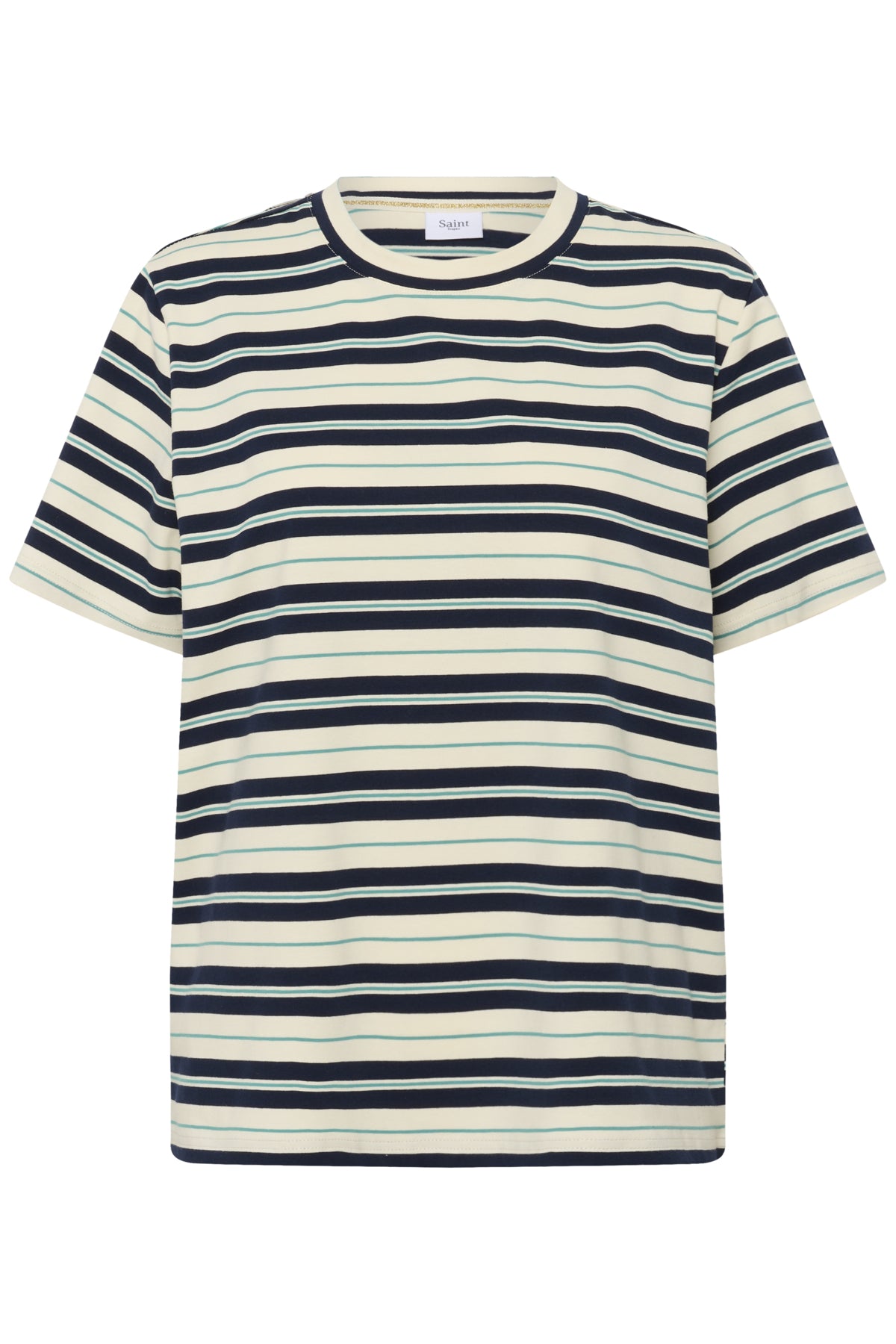 MherSZ T-Shirt Navy Multi Stripe - 30514835