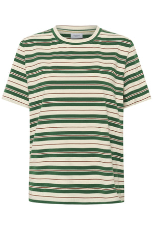 MherSZ T-Shirt Green Multi Stripe - 30514835