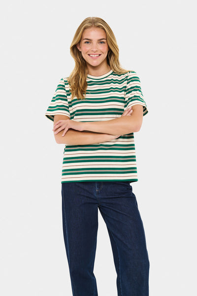 MherSZ T-Shirt Green Multi Stripe - 30514835 Thumbnail
