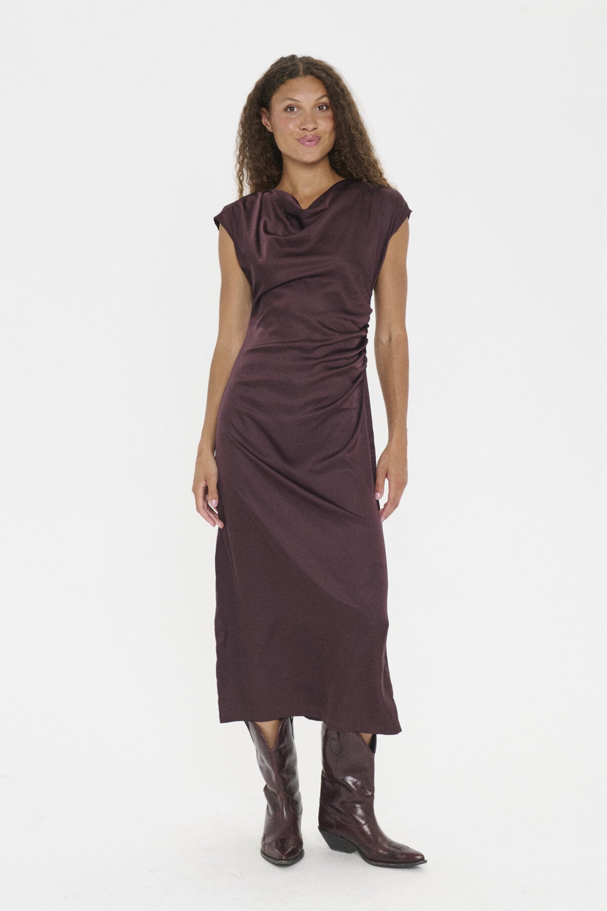 ZidtSZ Cap Sleeve Dress FUDGE - 30514838