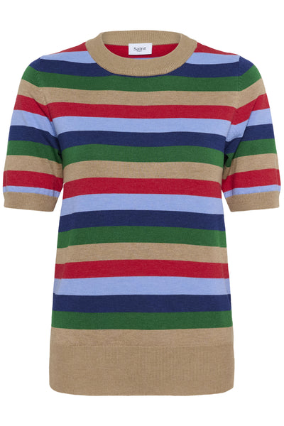 MiliaSZ SS Pullover Tigers Eye Multi Stripe - 30514844 Thumbnail