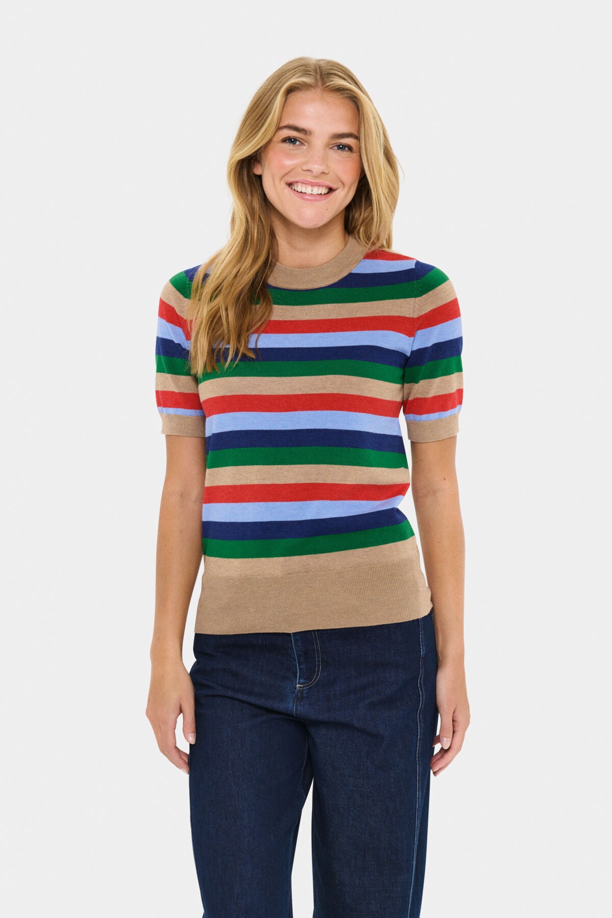 MiliaSZ SS Pullover Tigers Eye Multi Stripe - 30514844