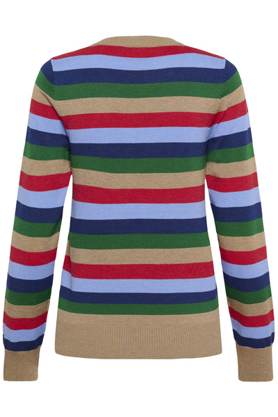 MiliaSZ LS Pullover Tigers Eye Multi Stripe - 30514845 Thumbnail