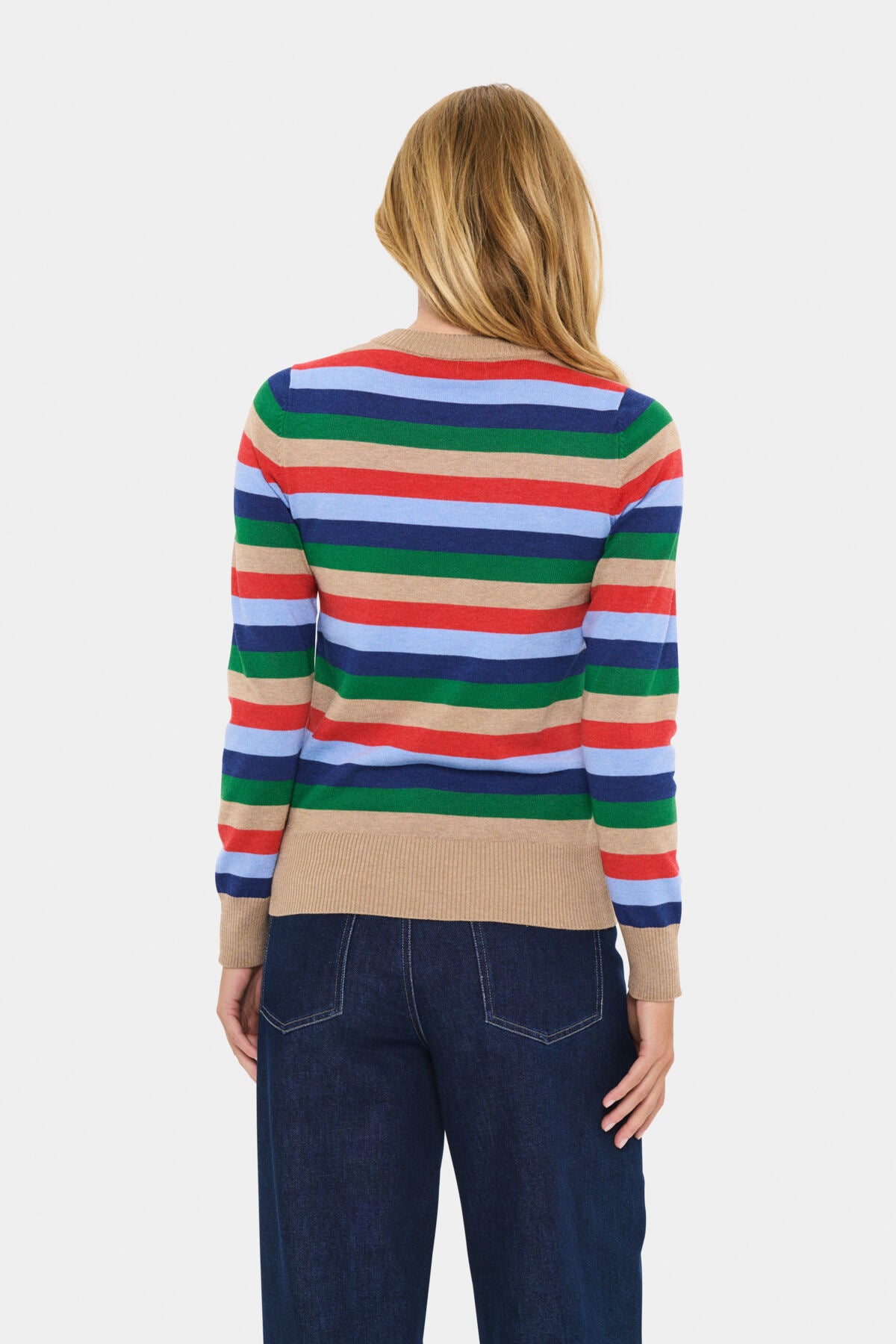 MiliaSZ LS Pullover Tigers Eye Multi Stripe - 30514845