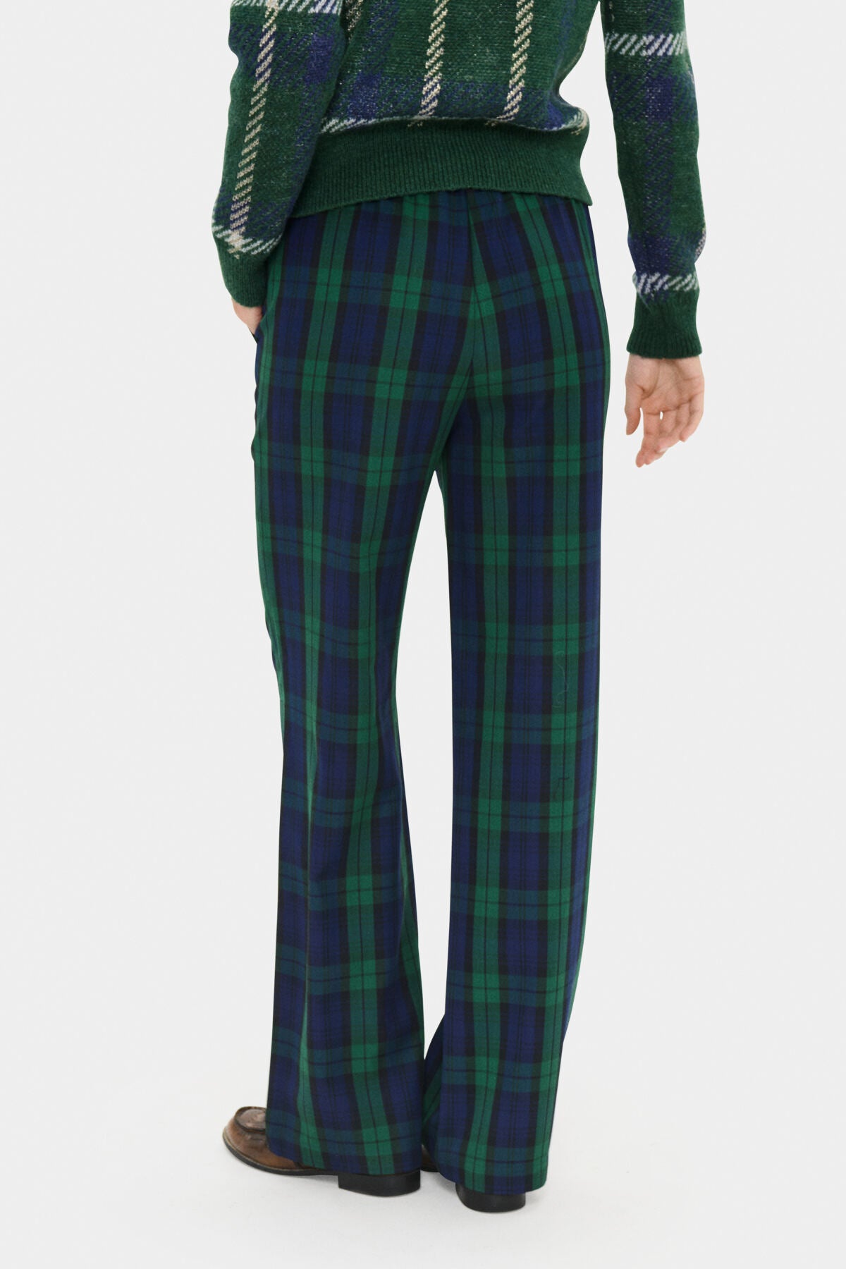 MadonnaSZ Pants Ocean Botanical Plaid - 30514853