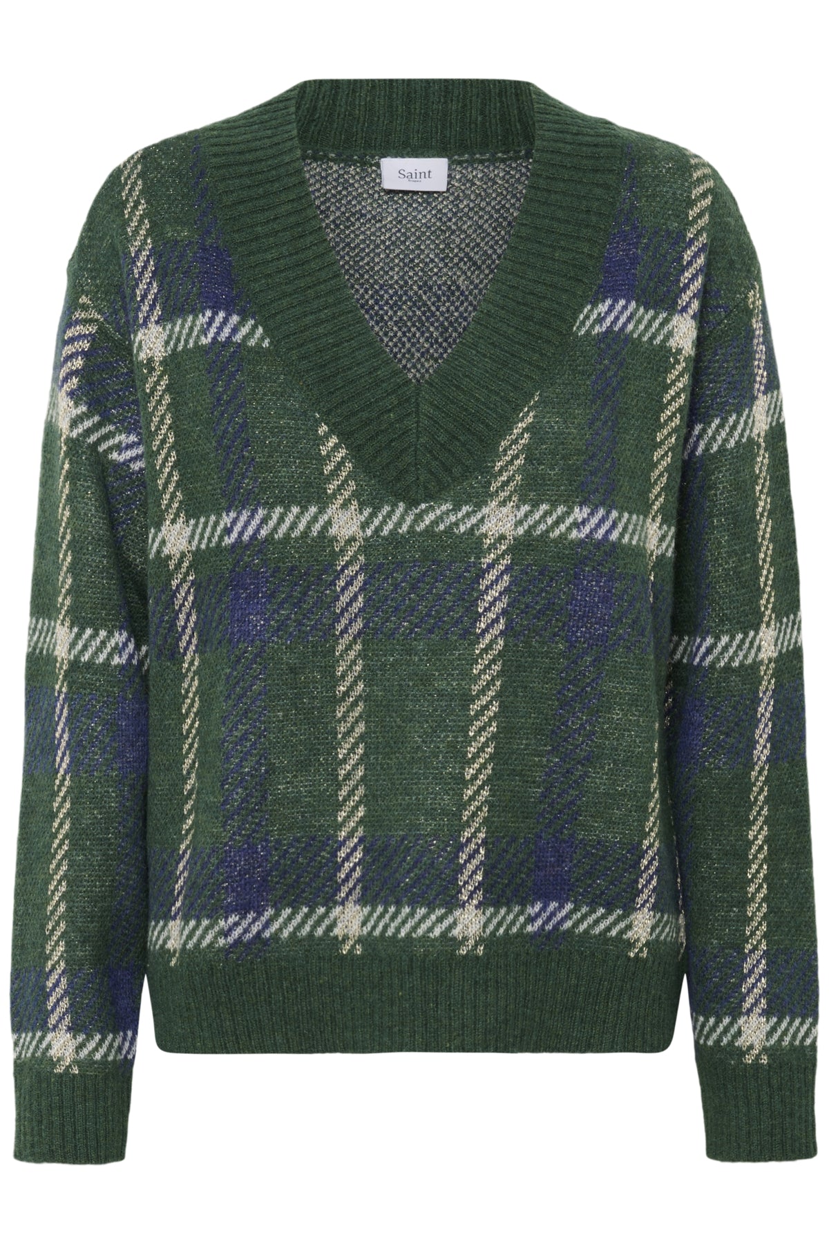 MoanaSZ Pullover Botanical Naval Plaid - 30514863