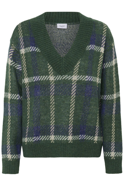 MoanaSZ Pullover Botanical Naval Plaid - 30514863 Thumbnail