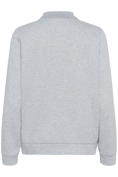 MoneSZ Sweatshirt Gray Morn Melange - 30514864 Thumbnail