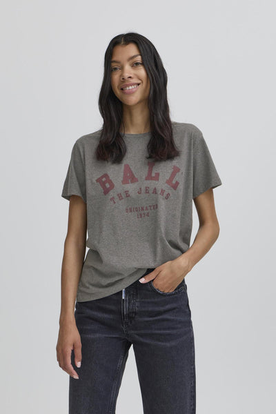 BAMALDINI TSHIRT Dark grey melange - 50405122 Thumbnail