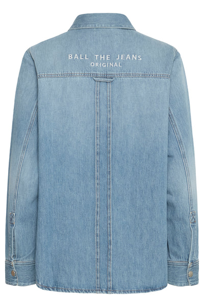 BALEON DENIM SHIRT Light Blue Denim - 50405224 Thumbnail