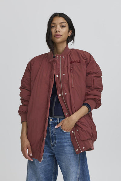 BAESTEL QUILTED OZ BOMBER Chocolate Truffle - 50405264 Thumbnail