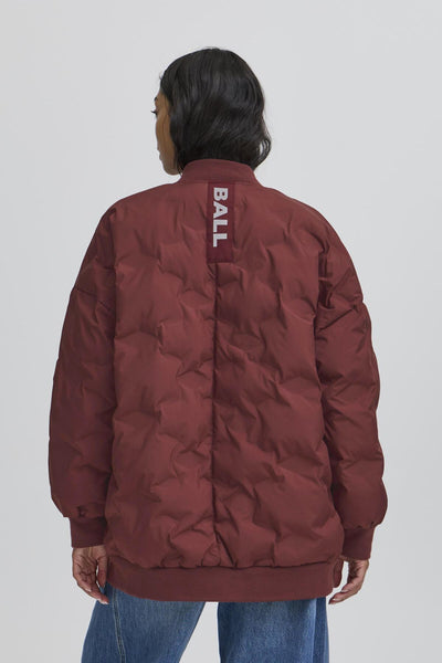BAESTEL QUILTED OZ BOMBER Chocolate Truffle - 50405264 Thumbnail