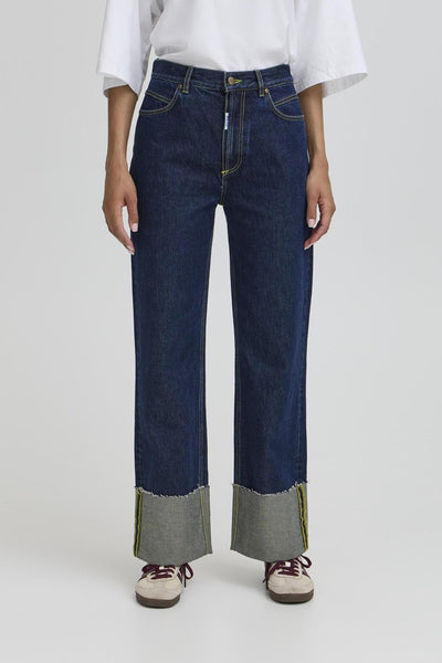 BASERAFINA JEANS BLUE/BLACK WASH - 50405280 Thumbnail