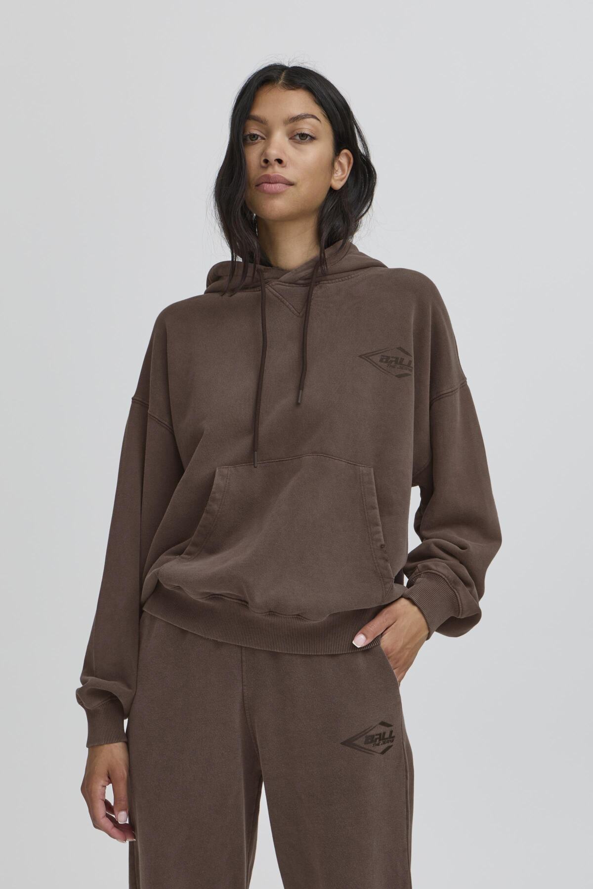 BALEONI HOODIE Coffee Bean - 50405302