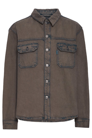 BAPIETRO OZ DENIM SHIRT Coffee Bean - 50405308