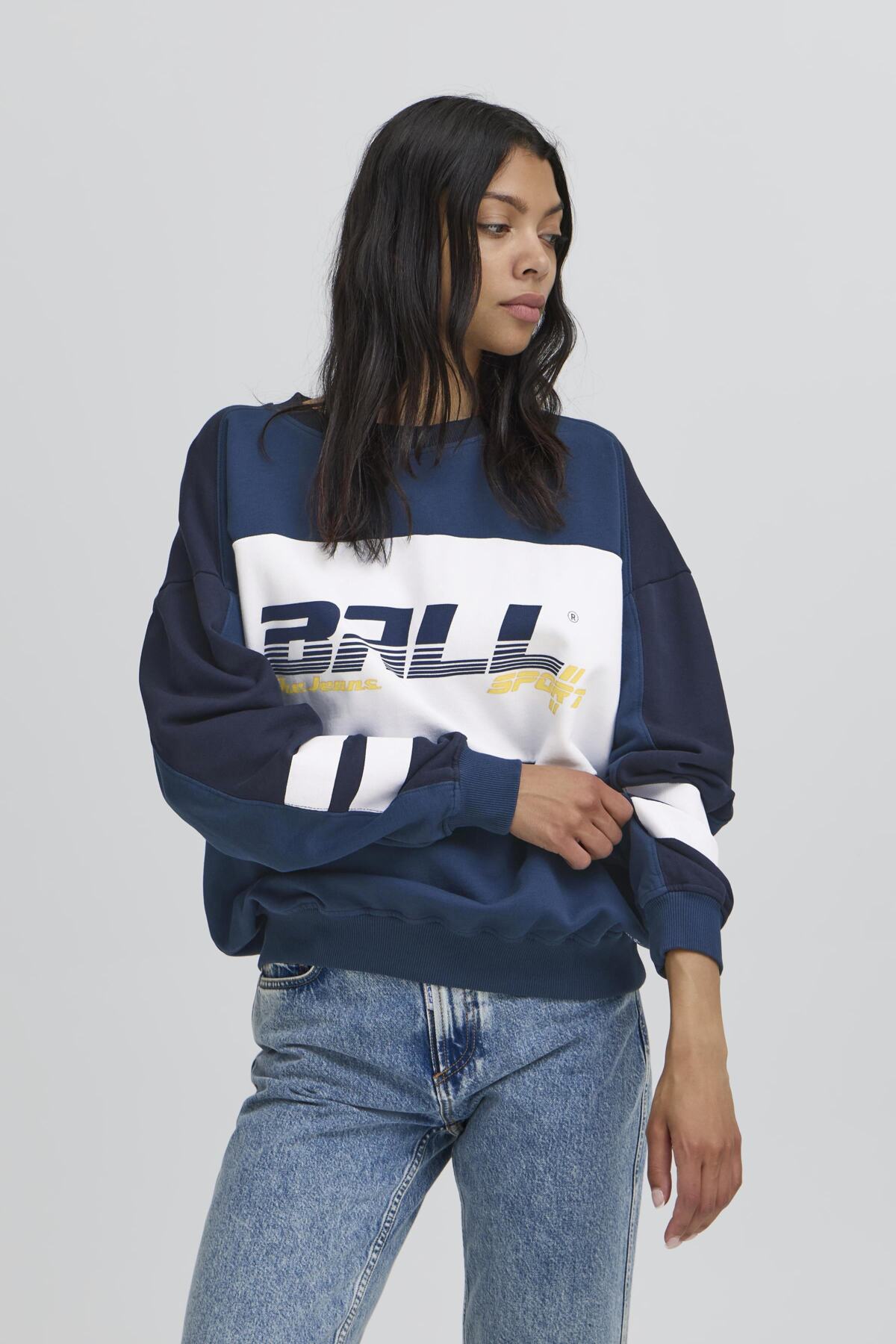 BABADINI COLORBLOCK SWEAT Moonlit Ocean - 50405318