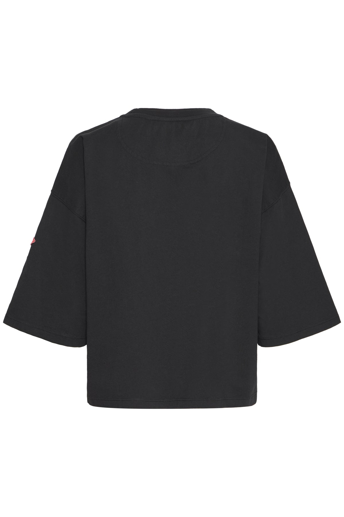 BAVIOLA CROPPED OZ TEE Black - 50405332