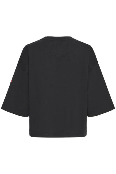 BAVIOLA CROPPED OZ TEE Black - 50405332 Thumbnail
