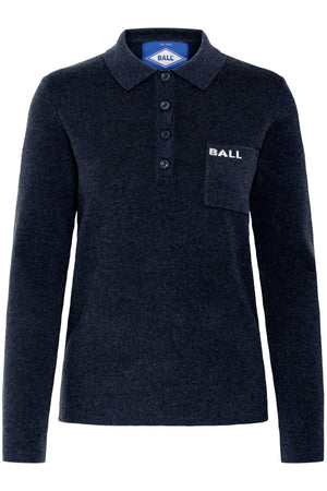 BAMARIETTA KNIT POLO Sky Captain - 50405347