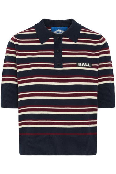 BAMARIETTA KNIT SL POLO Sky Captain - 50405349 Thumbnail