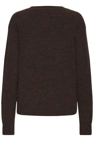 BASTACY RIB LOGO PULLOVER Coffee Bean - 50405353 Thumbnail