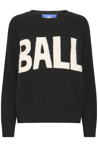 BASTACY RIB LOGO PULLOVER Black - 50405353 Thumbnail