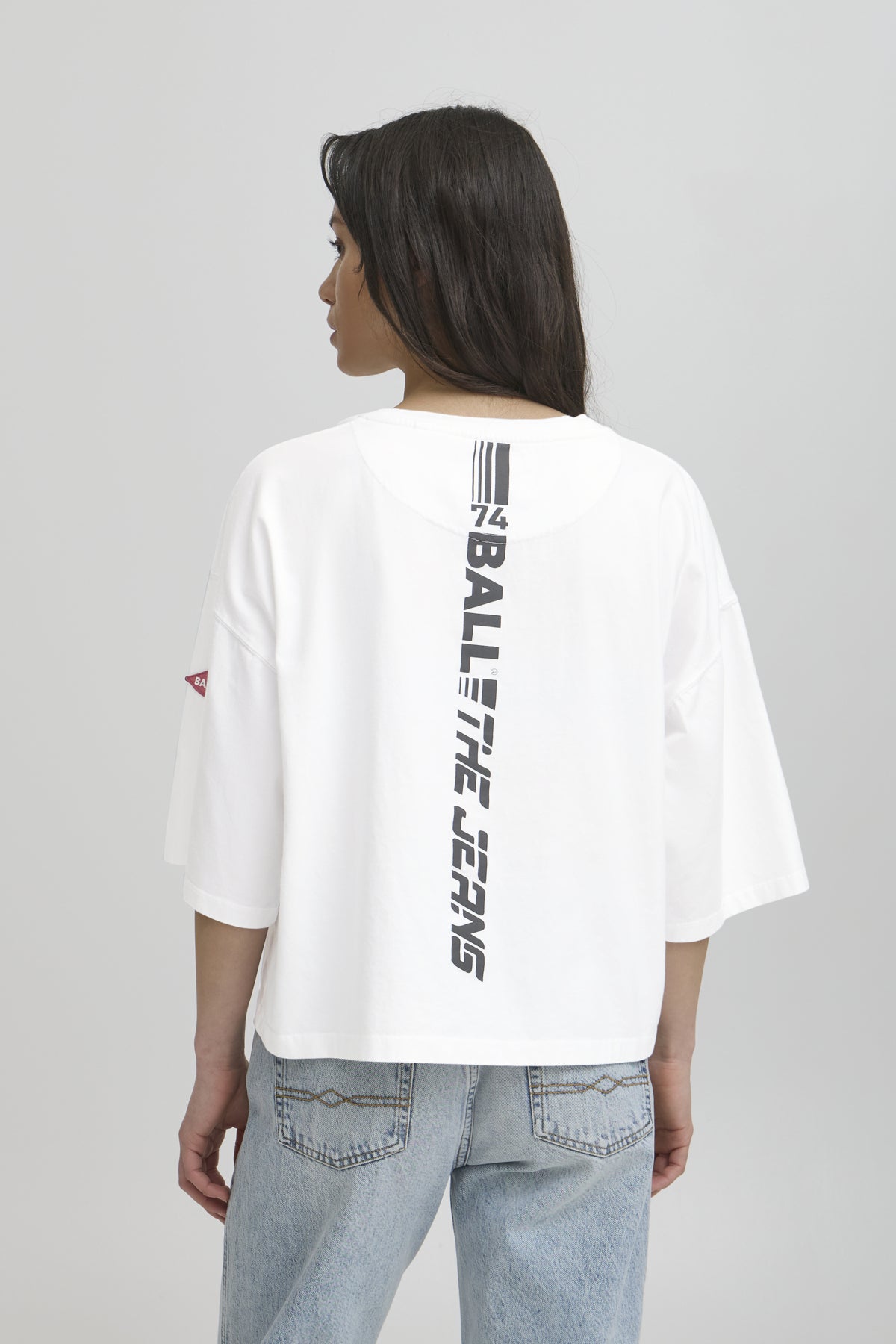 BAVIOLA BP CROPPED OZ TEE Blanc de Blanc - 50405365