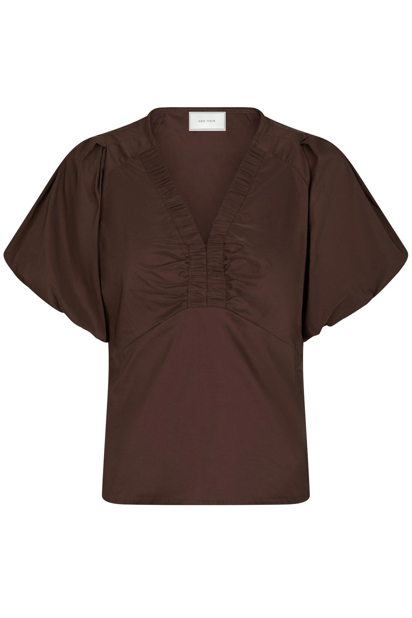 Irina Poplin Dark brown - 162219