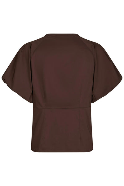 Irina Poplin Dark brown - 162219 Thumbnail