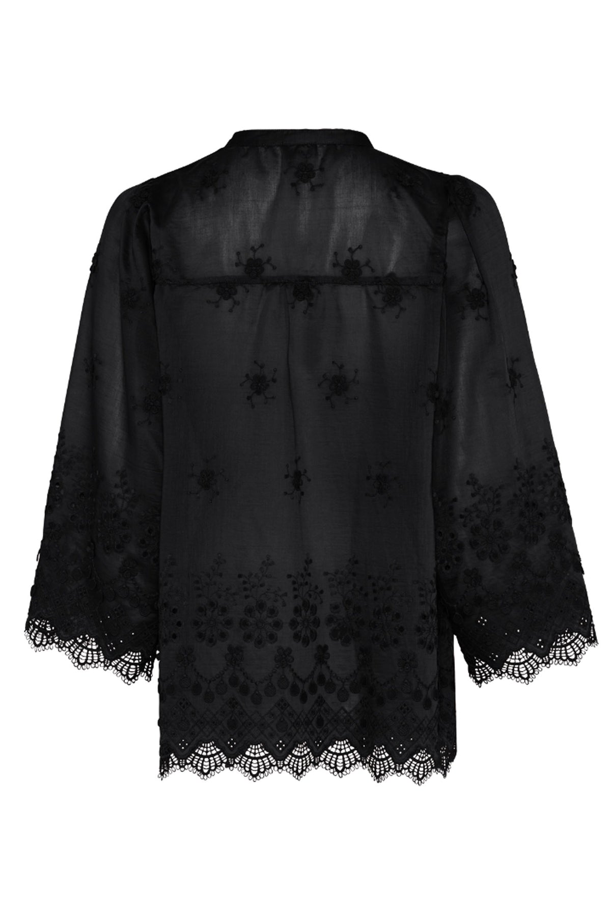 Esme blouse (without slip top) SORT - 16472