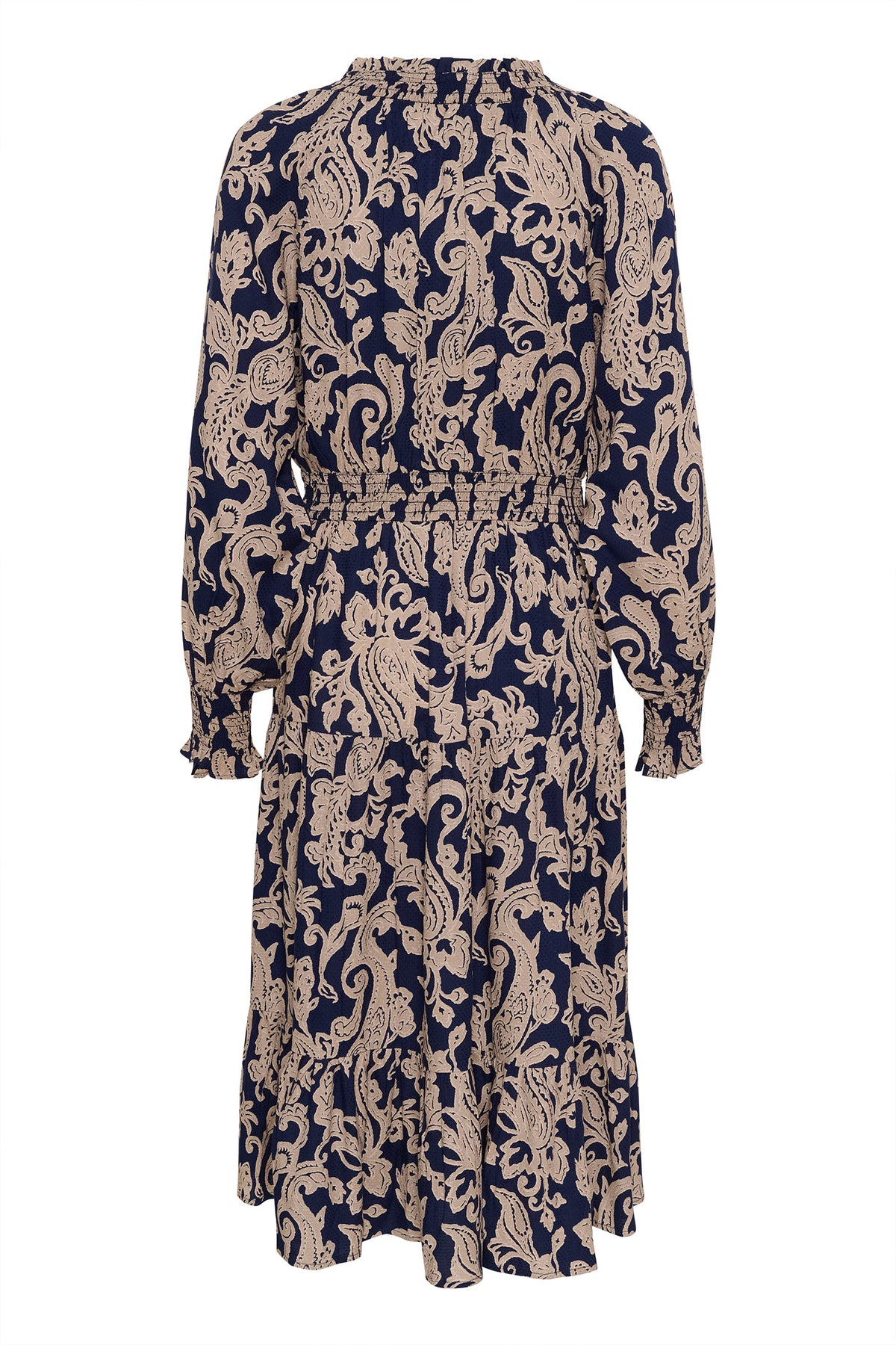 CRLucy Long Dress Blue Paisley - 10613157