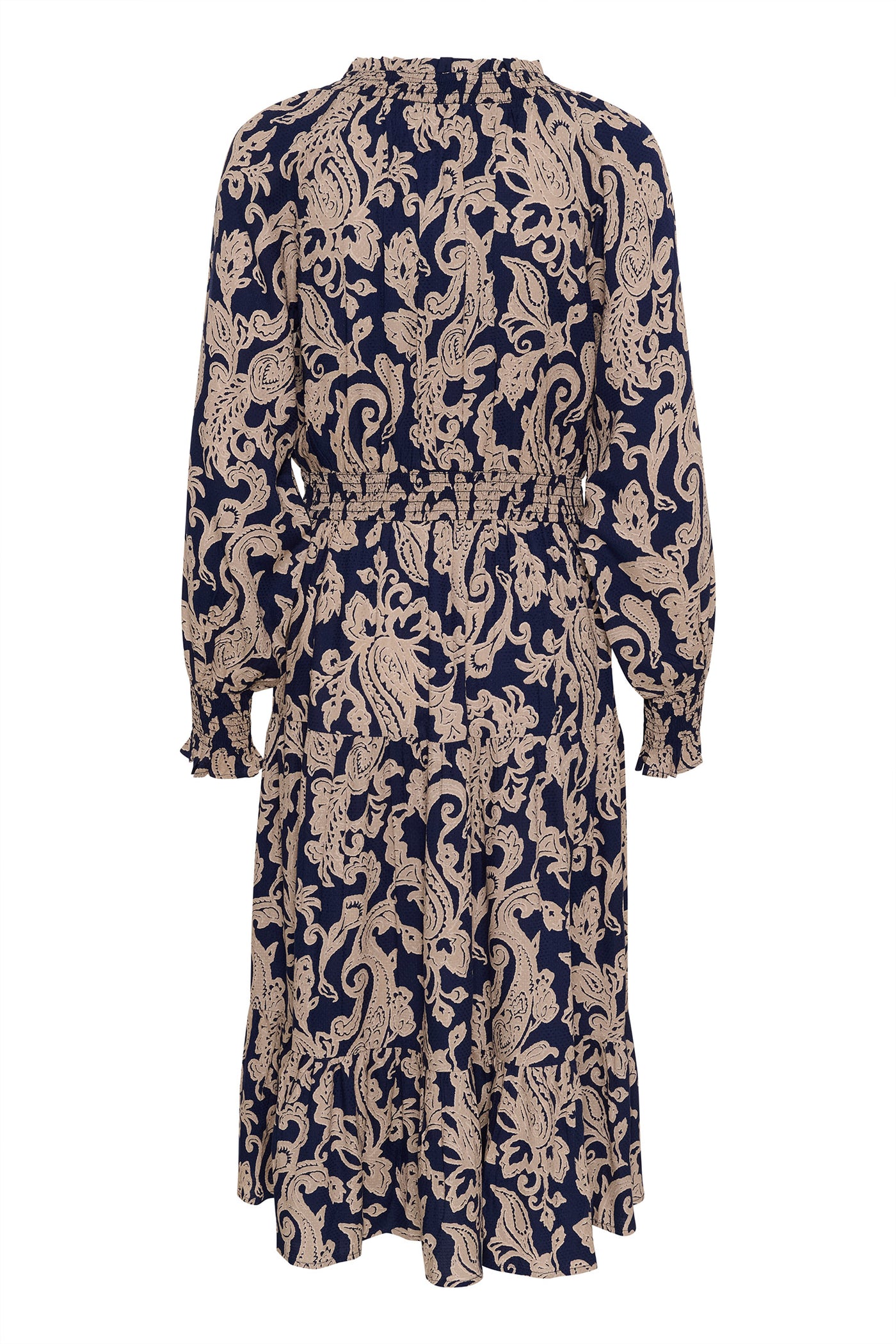 CRLucy Long Dress Blue Paisley - 10613157