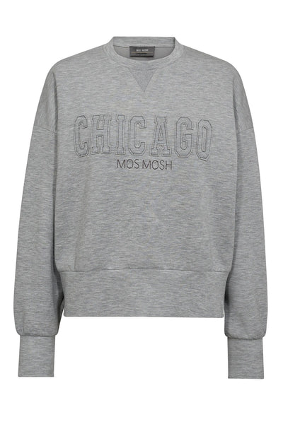 MMRenzi O-LS Sweatshirt Grey Melange - 172730 Thumbnail