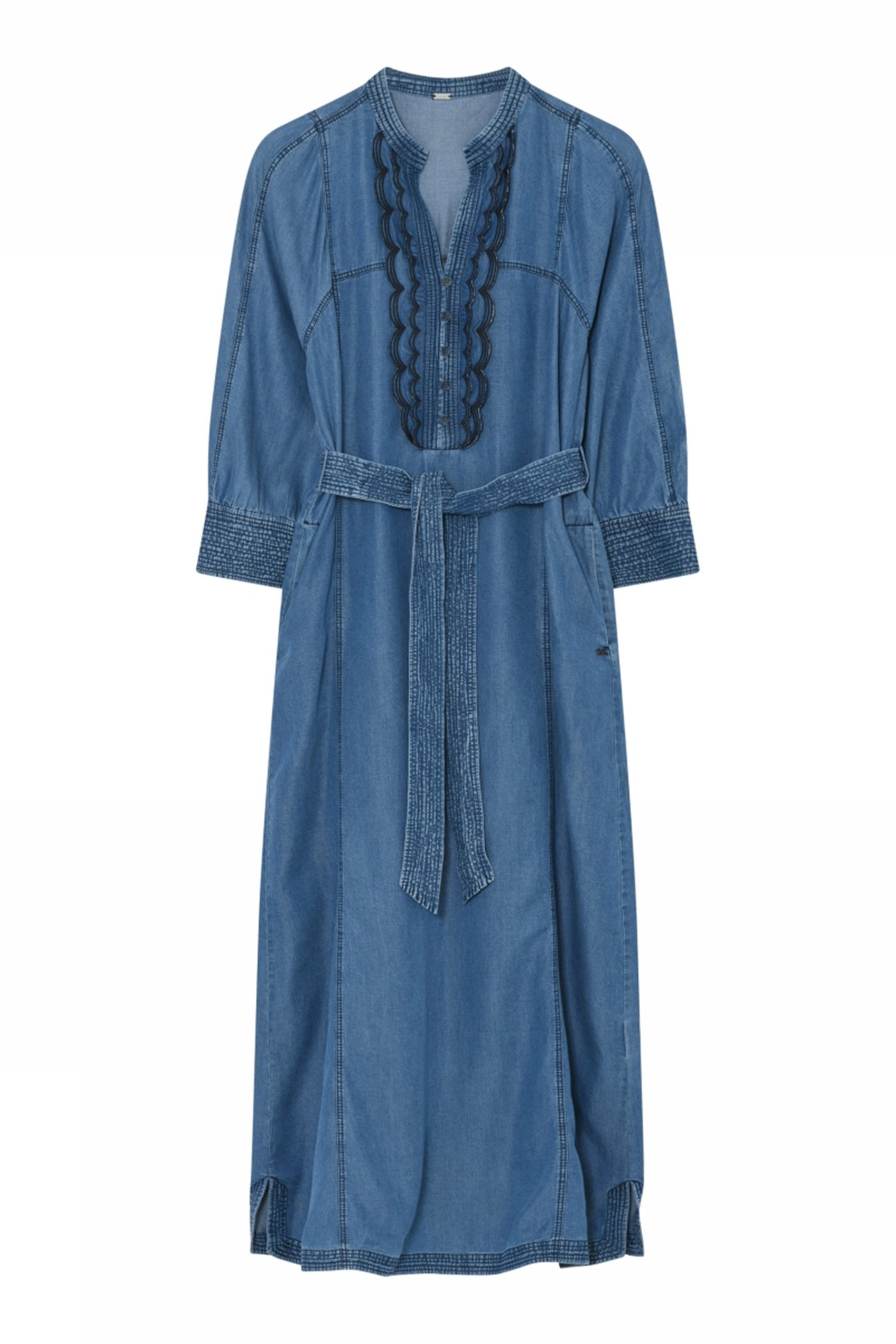 Kaisa, long dress 94975-WashedBlue - 58517/7363