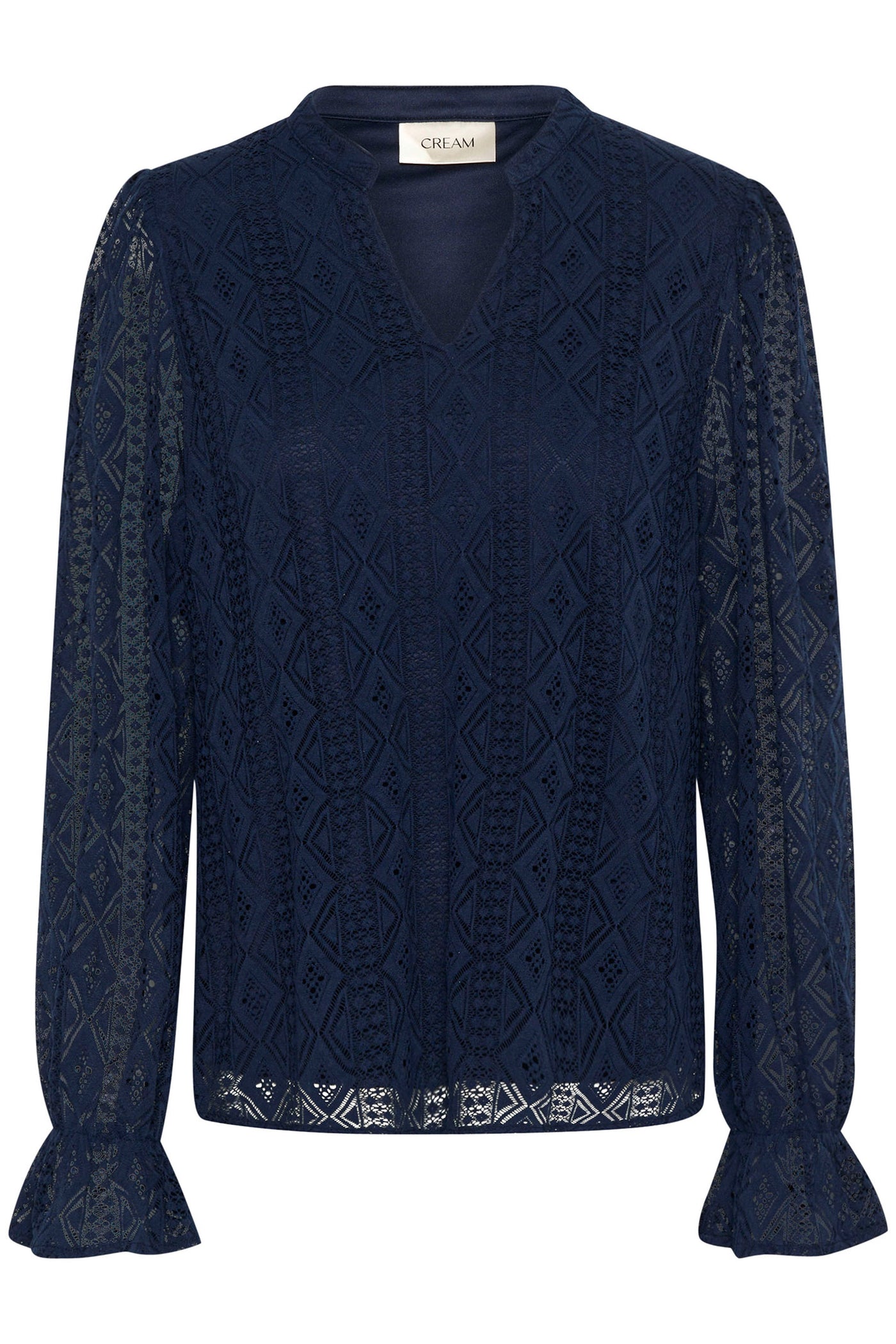 CRDanika LS Lace Blouse Navy Blazer - 10613029