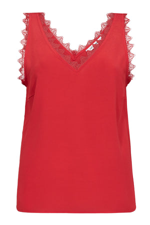 PerinCC Lace Singlet 358-Red - 35833