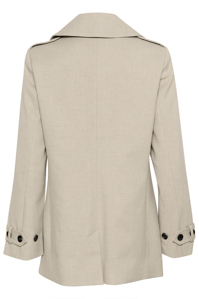 UlrykaIW Sailor Coat Haze Melange - 30110019 Thumbnail