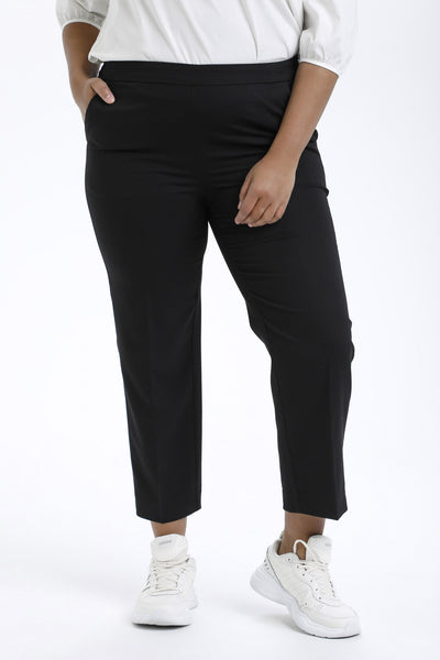 KCsakira Cropped Pants Black deep - 10580650 Thumbnail