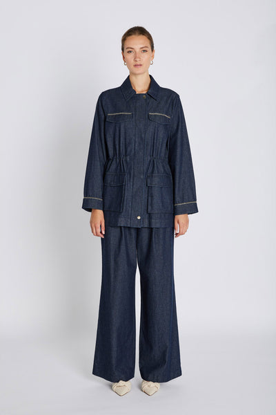 291HMNaira denimpants 216 Della blue - HM1210 Thumbnail