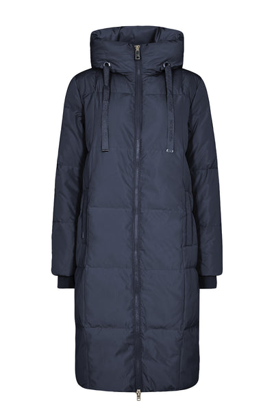 Nova Square Down Coat Navy - 139560 Thumbnail