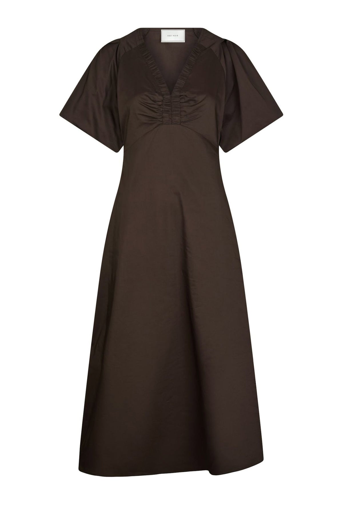 Illana Poplin Chocolate Brown - 160660