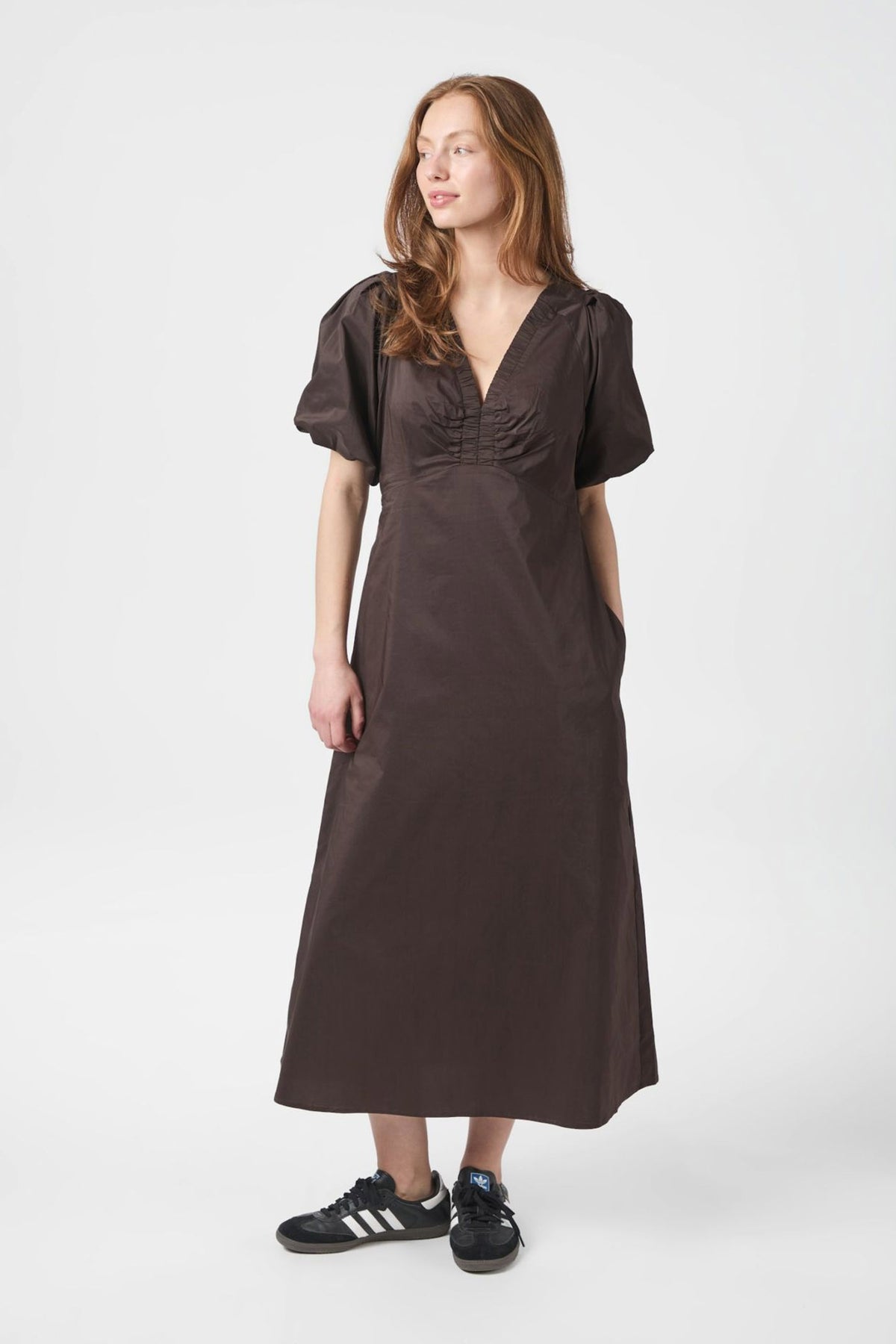 Illana Poplin Chocolate Brown - 160660