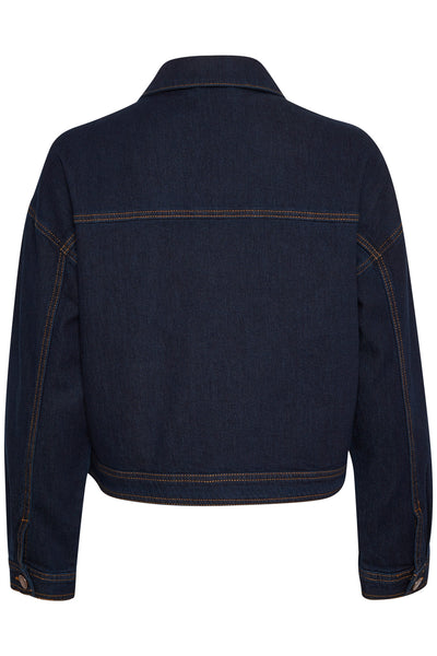LaraMW 115 Jacket Dark Blue Un-Wash - 10704572 Thumbnail