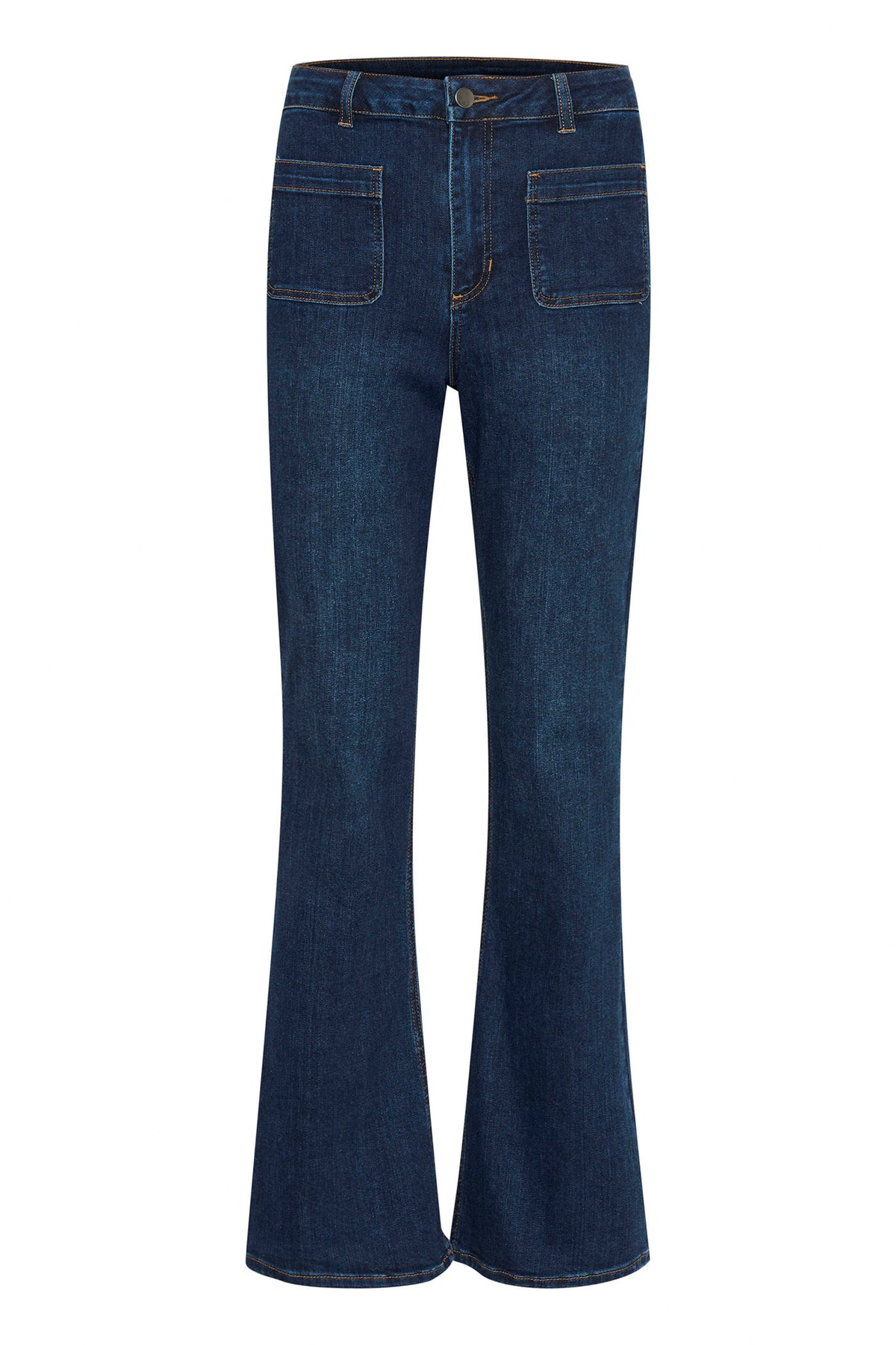 KAsinem Flared Jeans Dark Blue Denim - 10508464