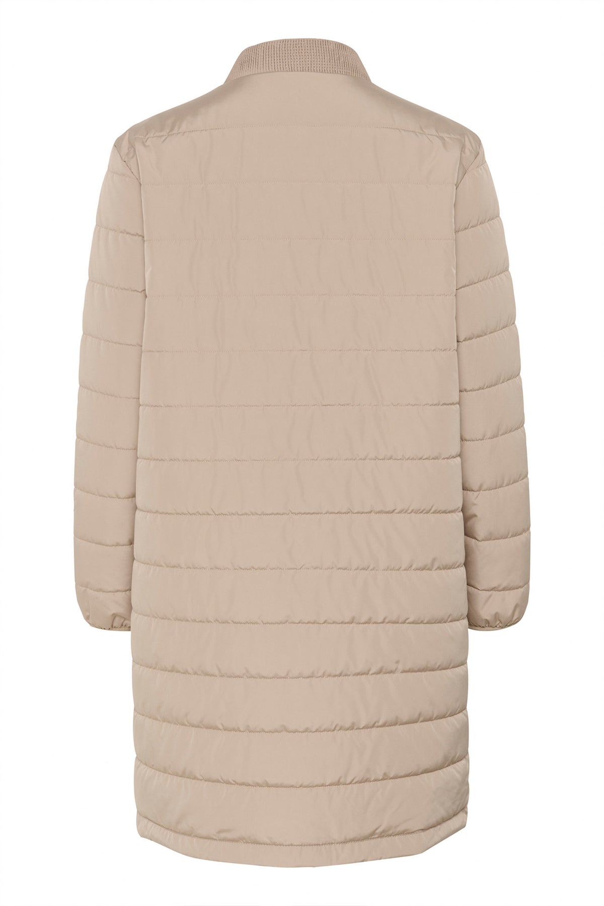 CRArwen Striped Quilt Jacket Silver Mink - 10613432