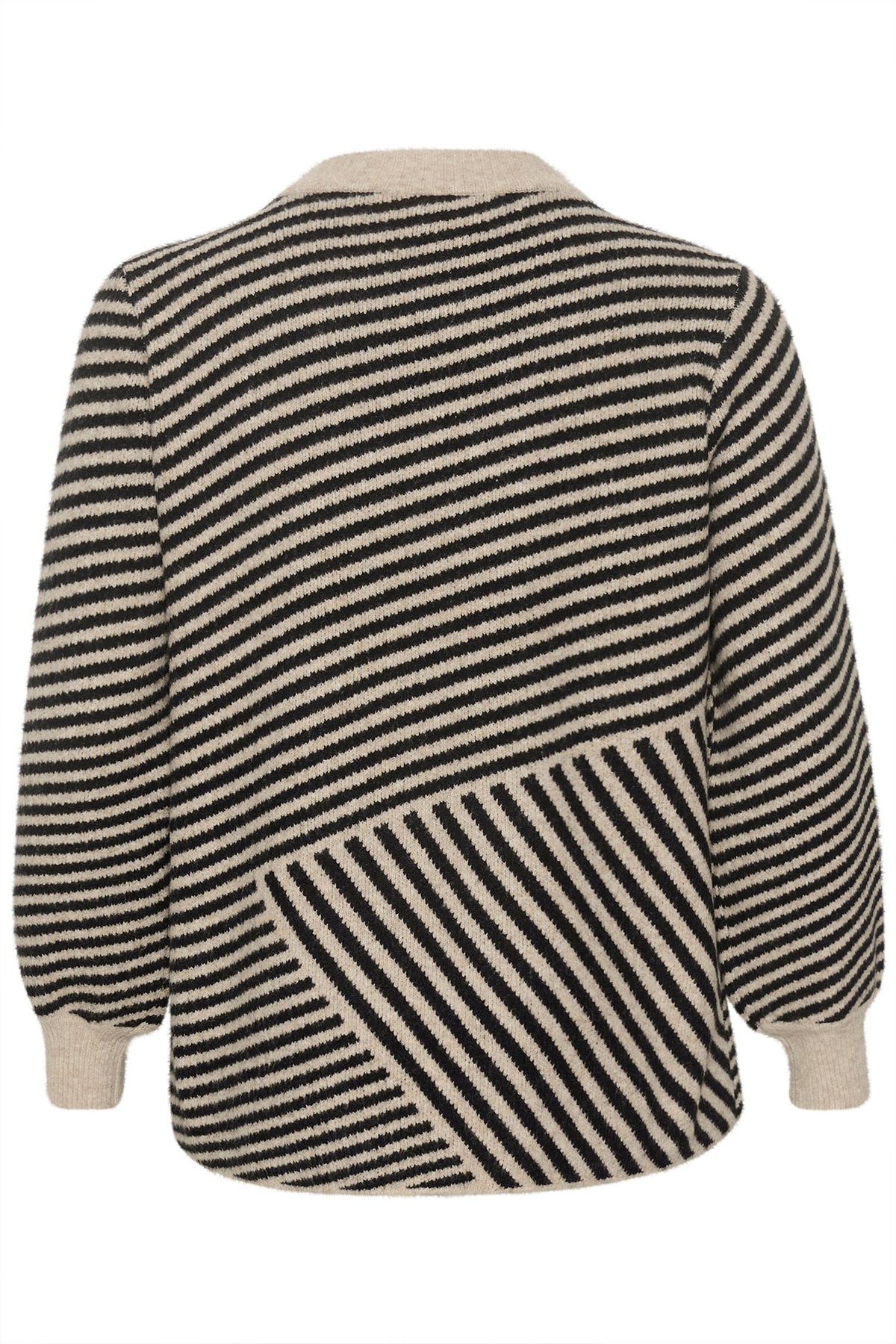 KCverina Knit Pullover Feather Gray Melange / Black - 10582595