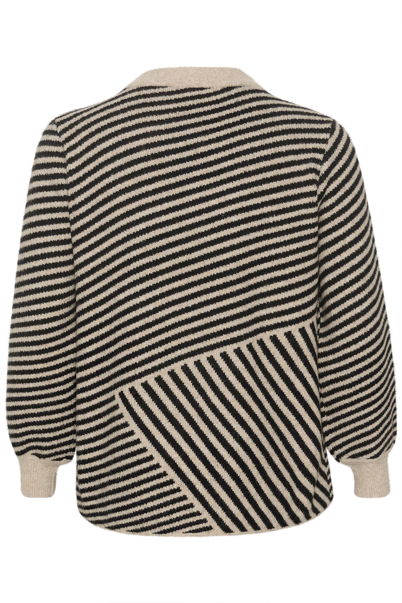 KCverina Knit Pullover Feather Gray Melange / Black - 10582595