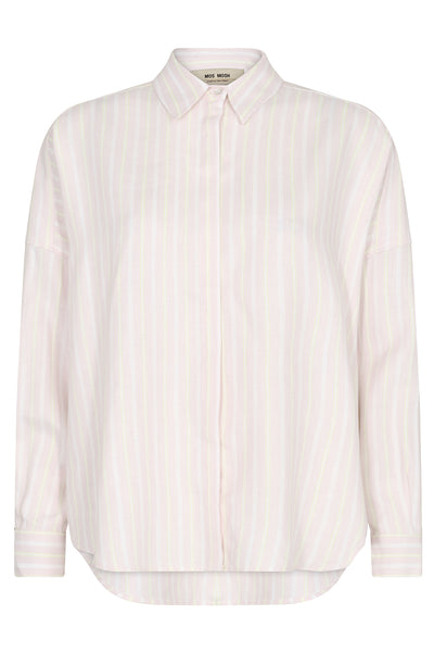 JANIS STRIPE SHIRT Silver Pink - 151160 Thumbnail