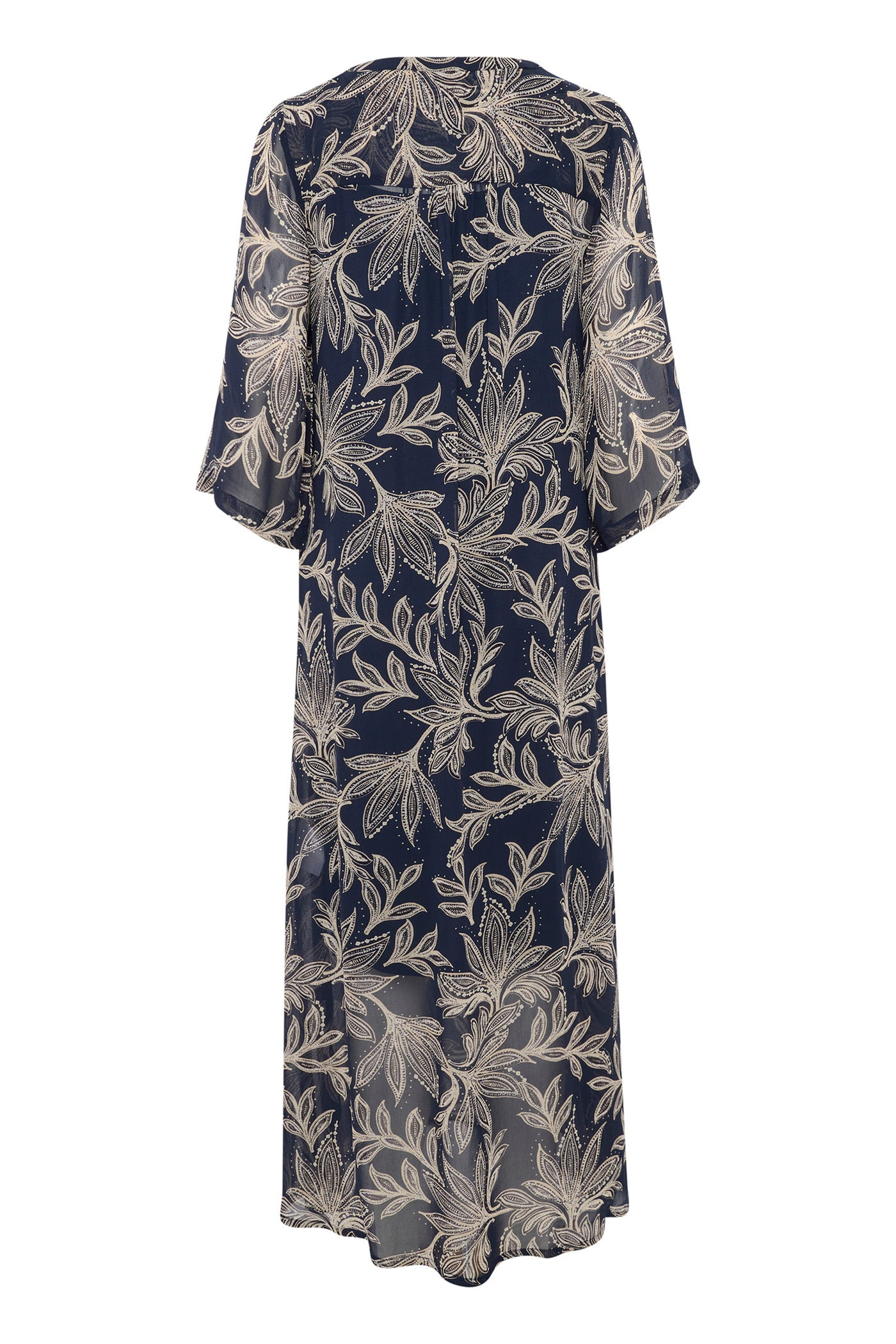 BeritPW DR Dark Navy Delicate Leaf - 30307831